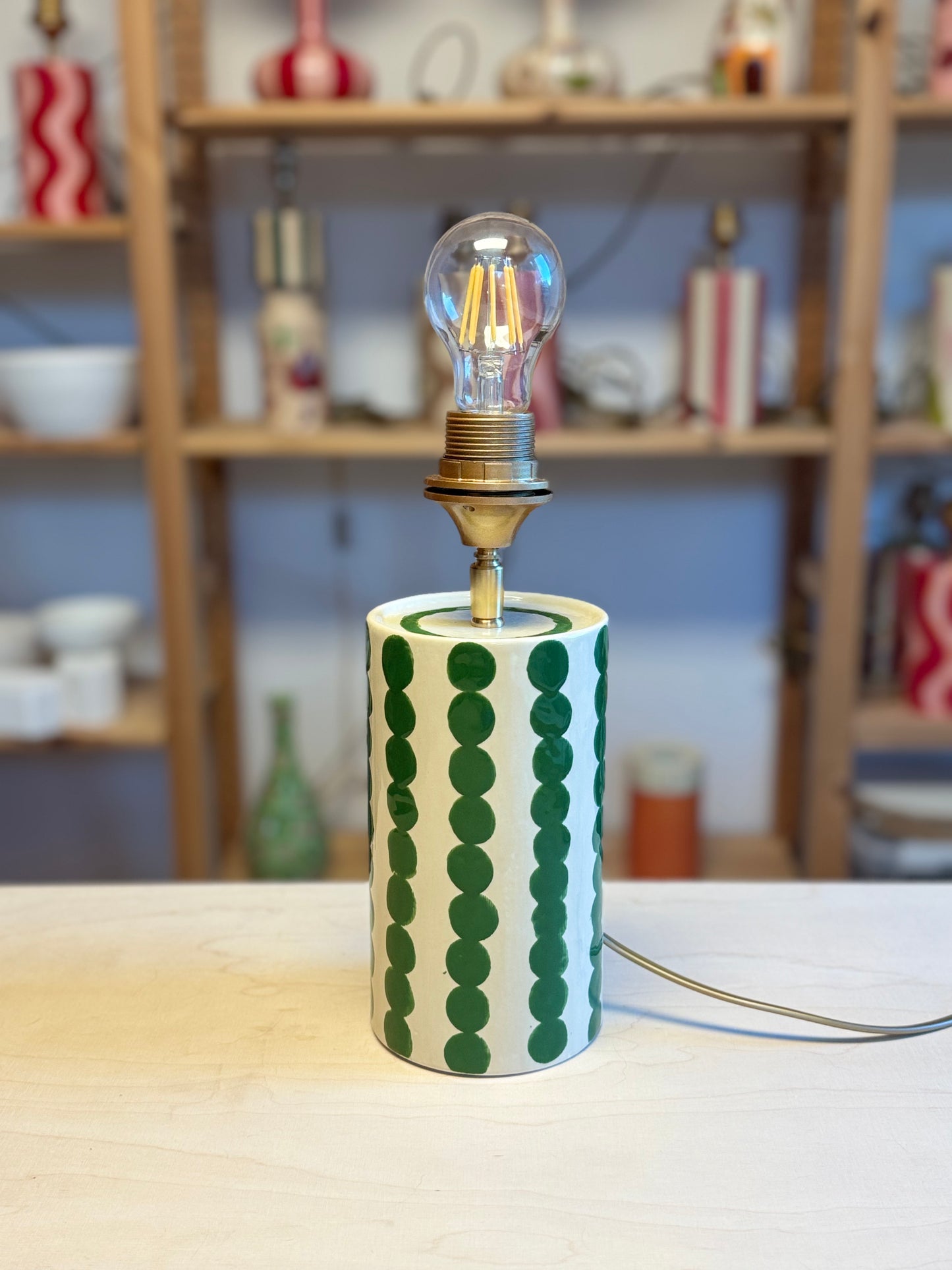 Keramiek workshop - Lampenvoet glazuren - bij Nijhof - zondag 13 september