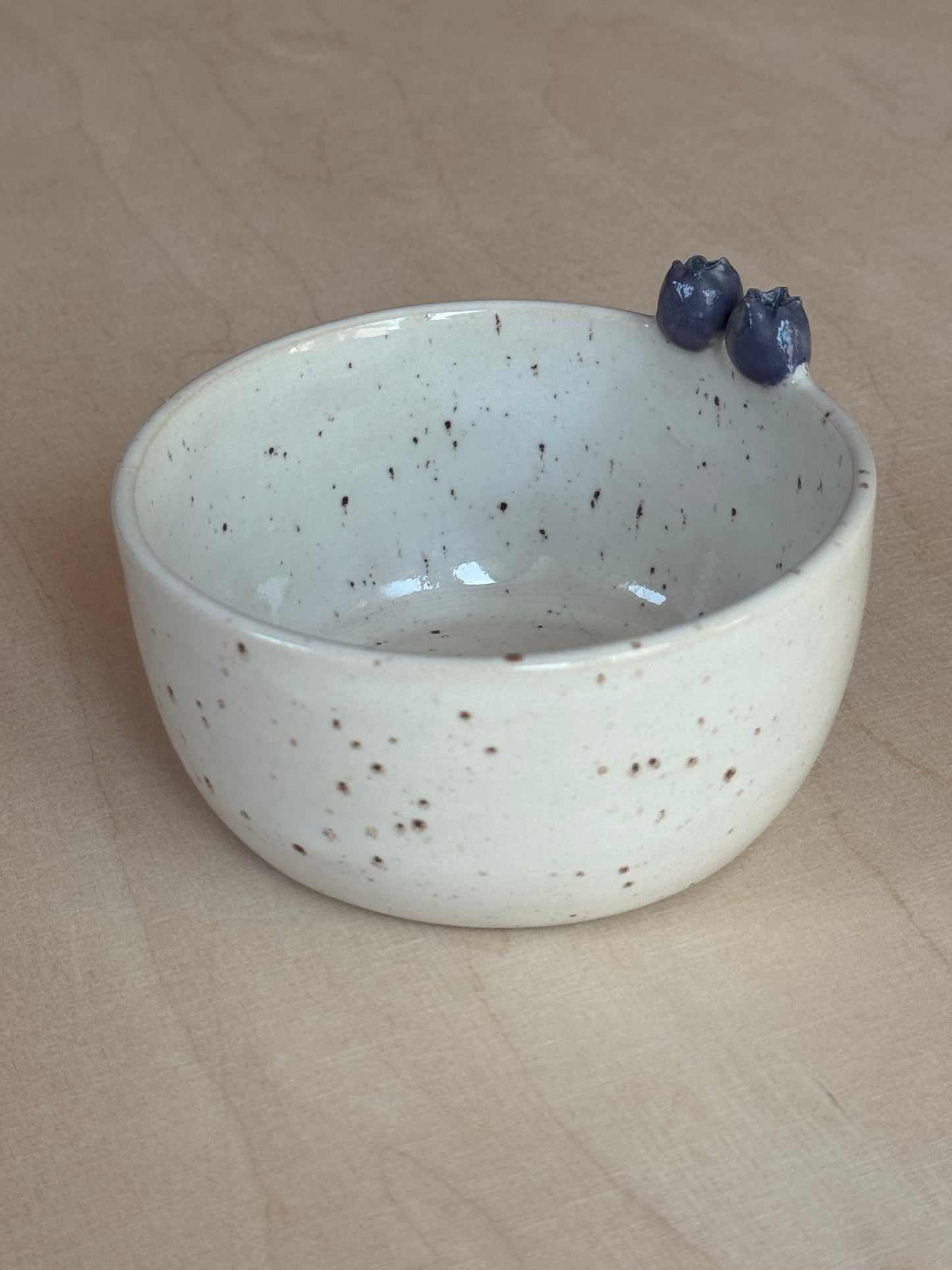 Speckled blueberry bowl