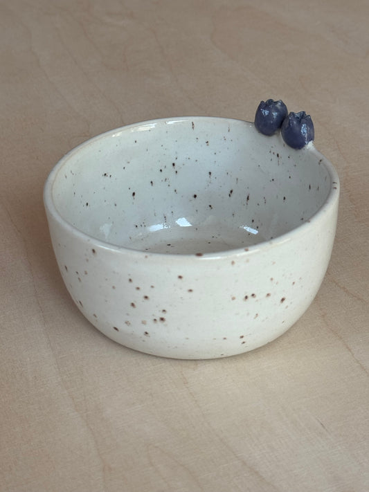 Speckled blueberry bowl