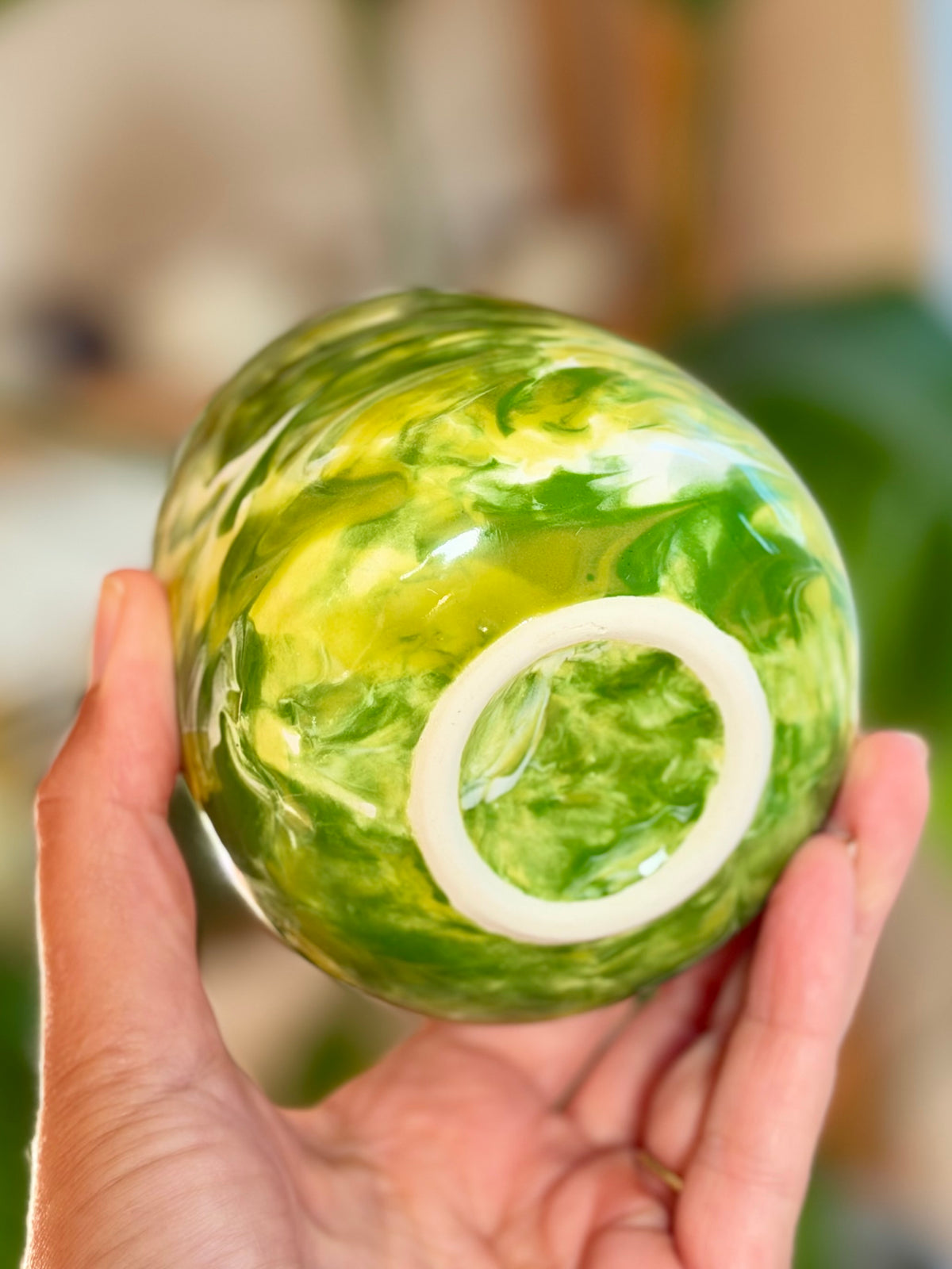 Matcha marbled mug