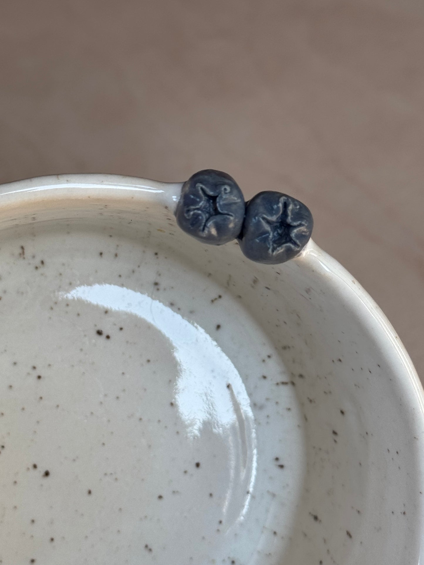 Speckled blueberry bowl large