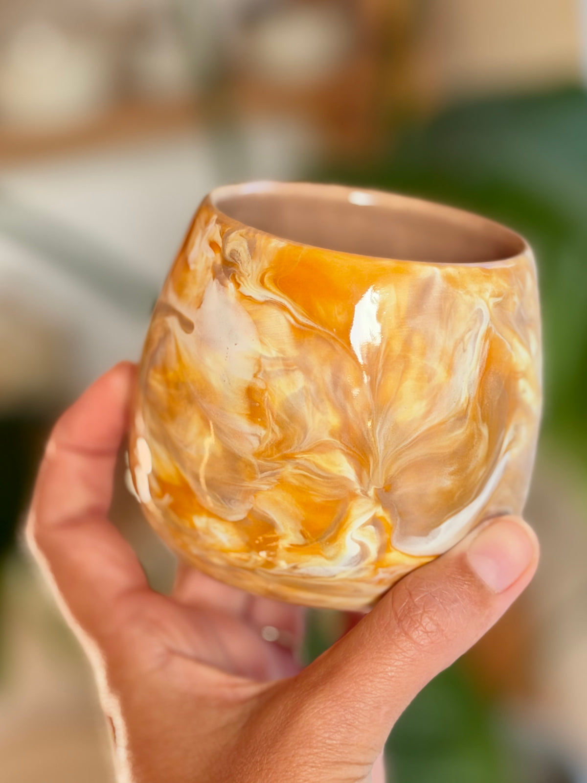 Caramel Marbled mug