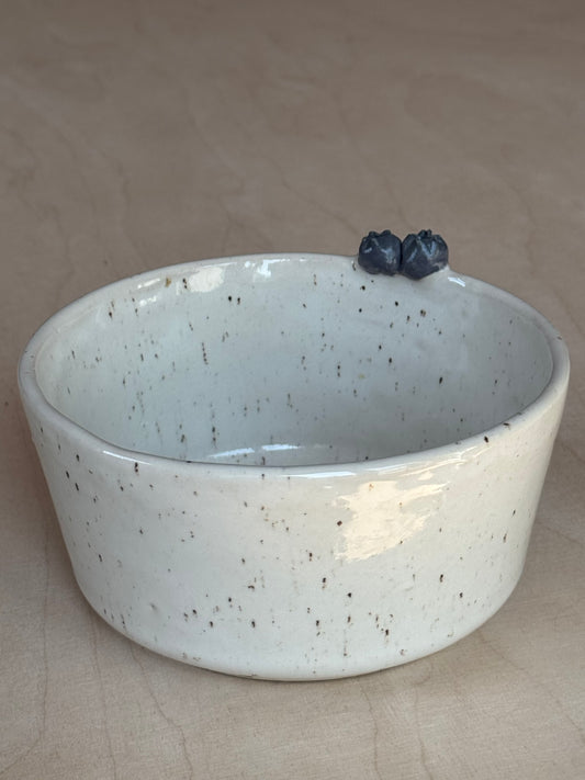 Speckled blueberry bowl large