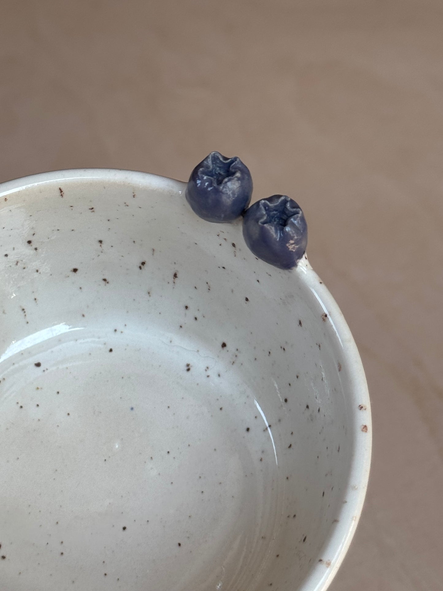 Speckled blueberry bowl