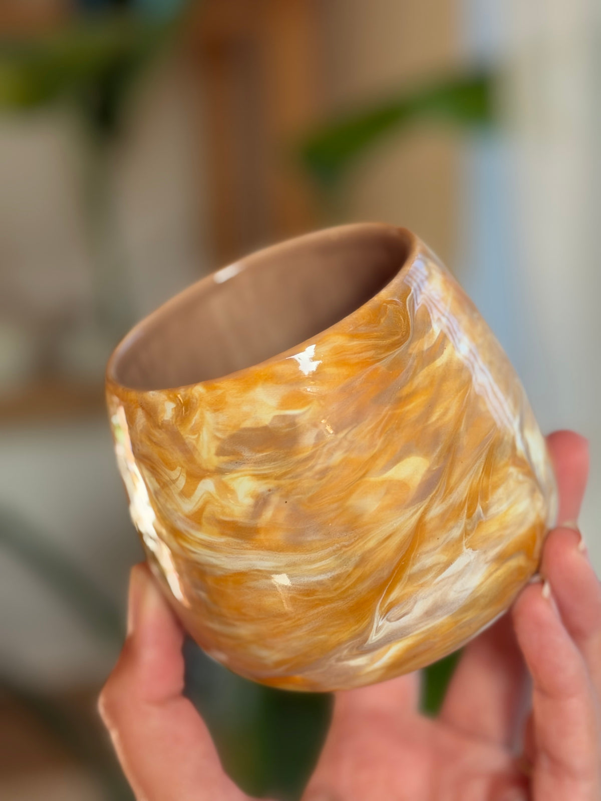 Caramel Marbled mug