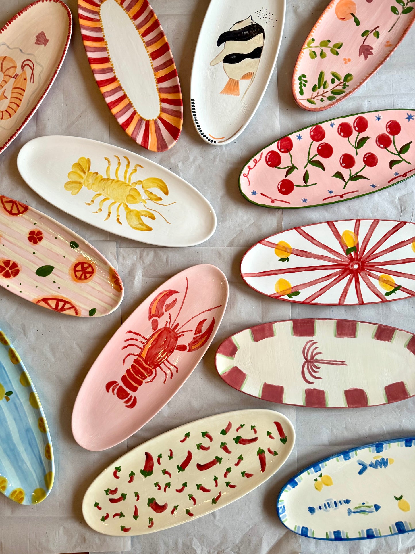 Keramiek workshop - tapasschalen glazuren - bij Nijhof - Zaterdag 11 juli
