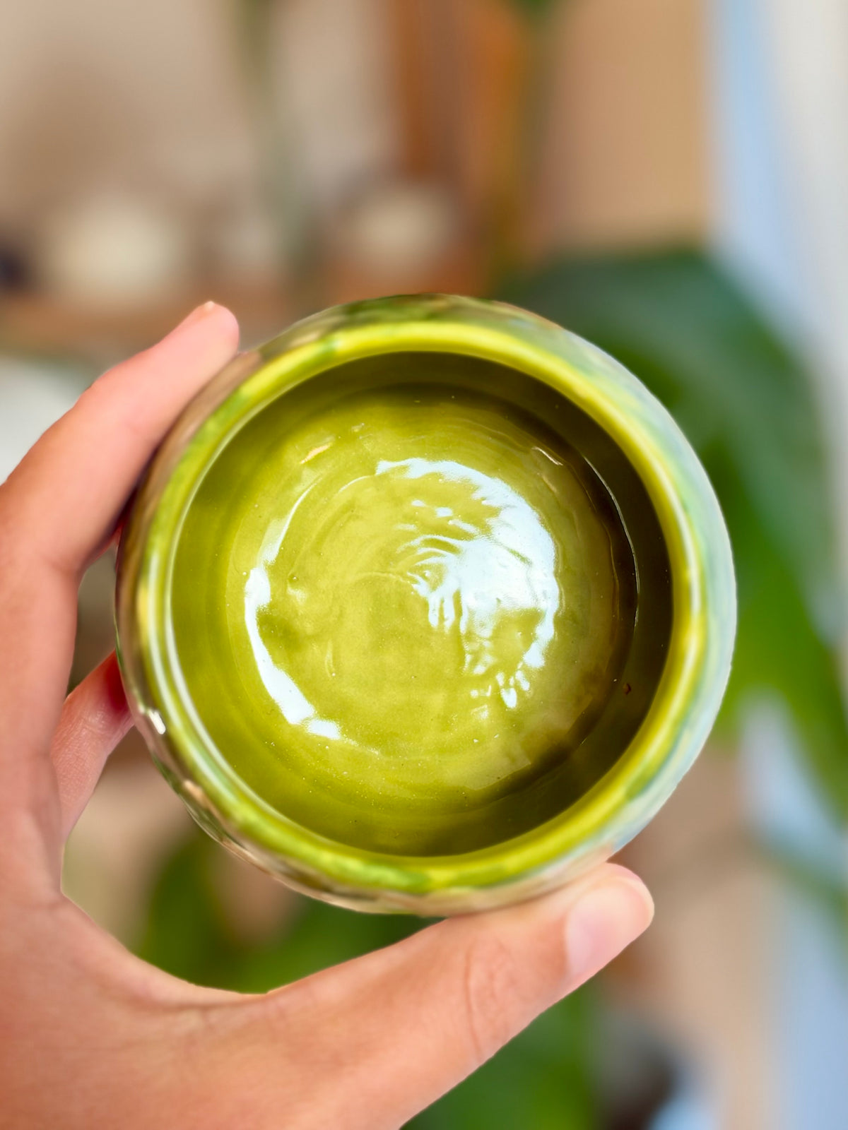 Matcha marbled mug