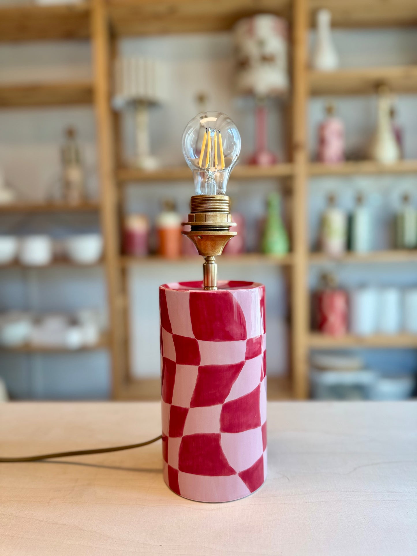 Keramiek workshop - Lampenvoet glazuren - bij Nijhof - zondag 13 september