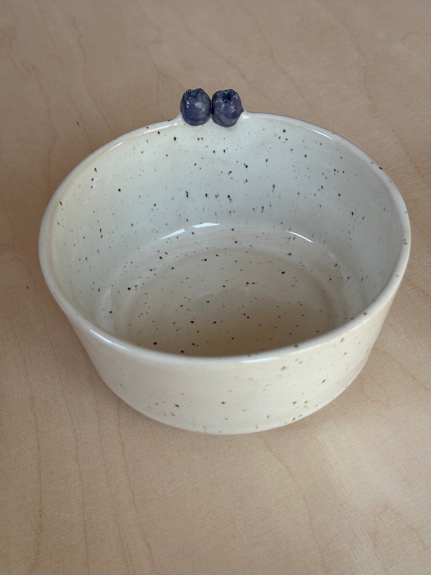 Speckled blueberry bowl large