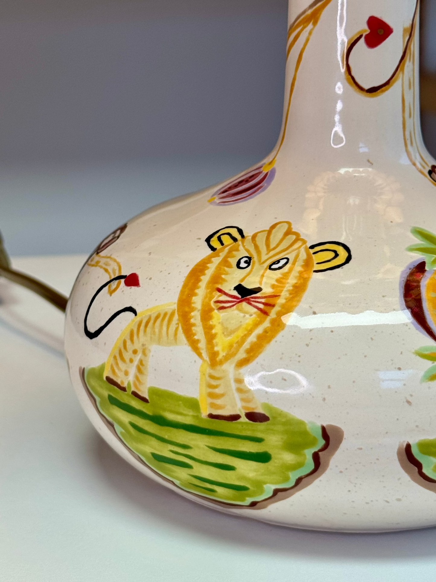 Sculptural lamp No. 1 - Lion & Monkeys
