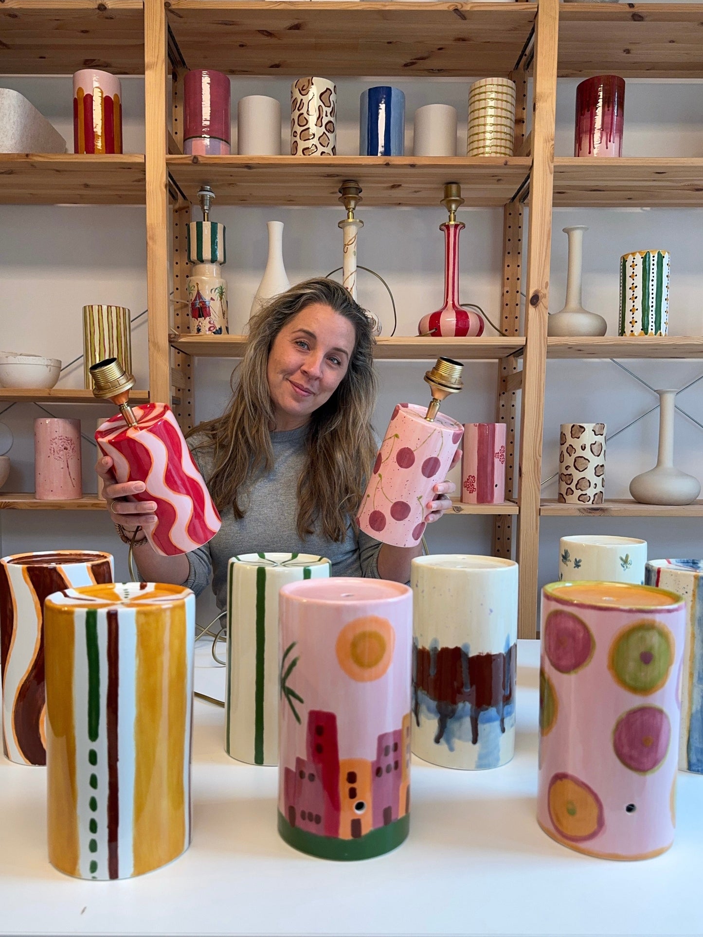 Keramiek workshop - Lampenvoet glazuren - bij Nijhof - zondag 13 september