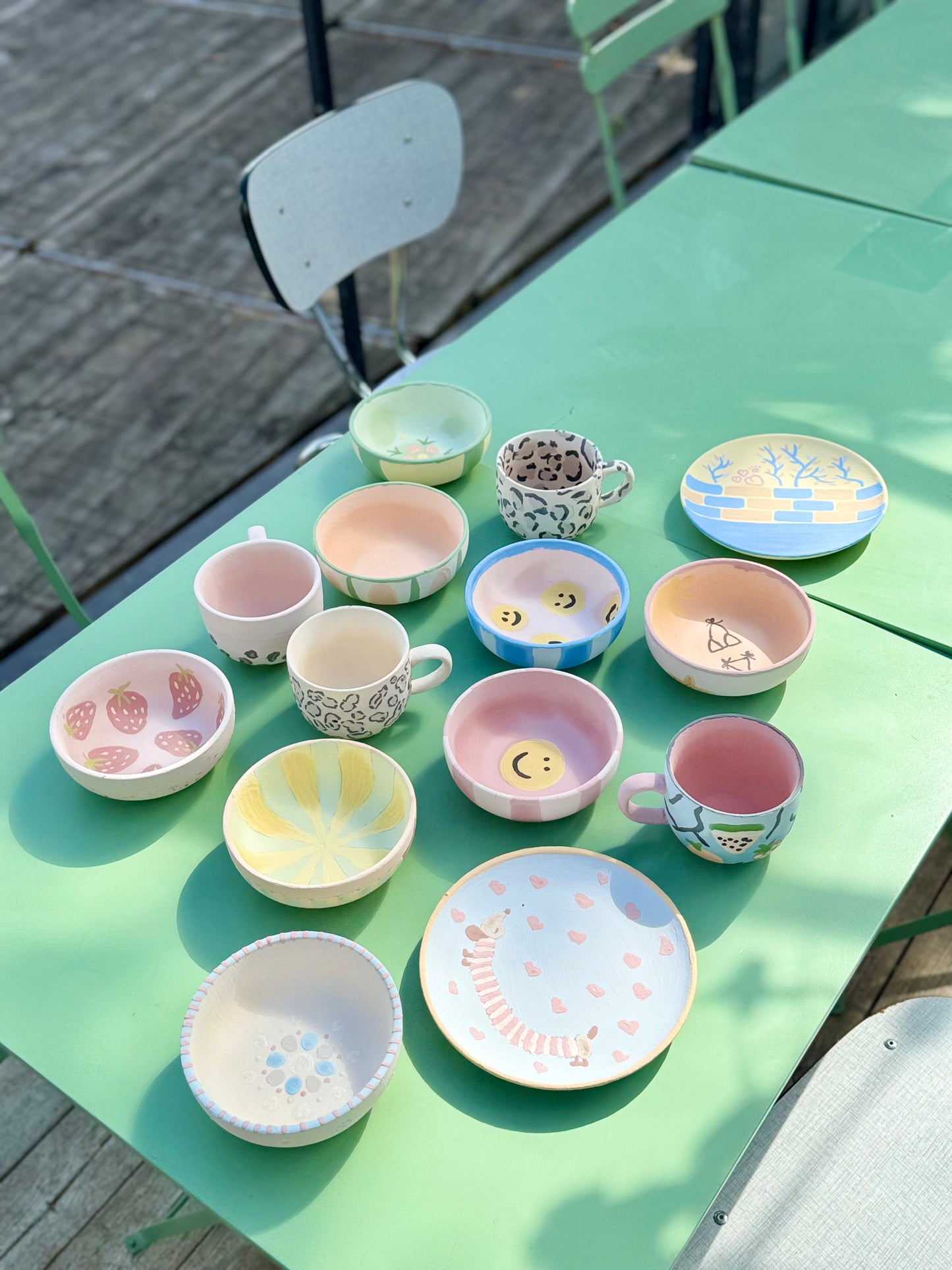Keramiek glazuur workshop - Servies - bij Op 't Eiland - Zondag 30 augustus