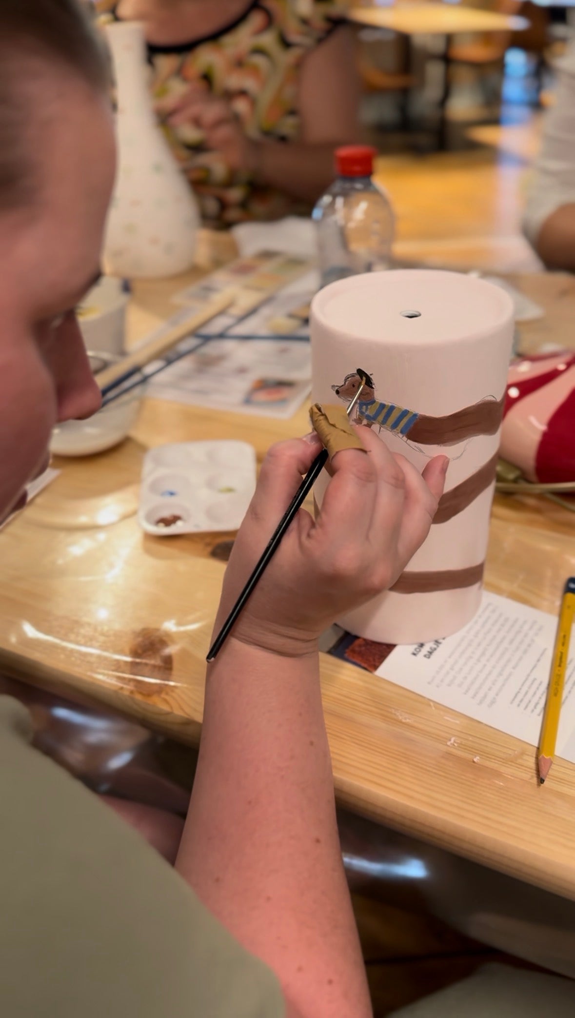 Keramiek workshop - Lampenvoet glazuren - bij Nijhof - zondag 13 september