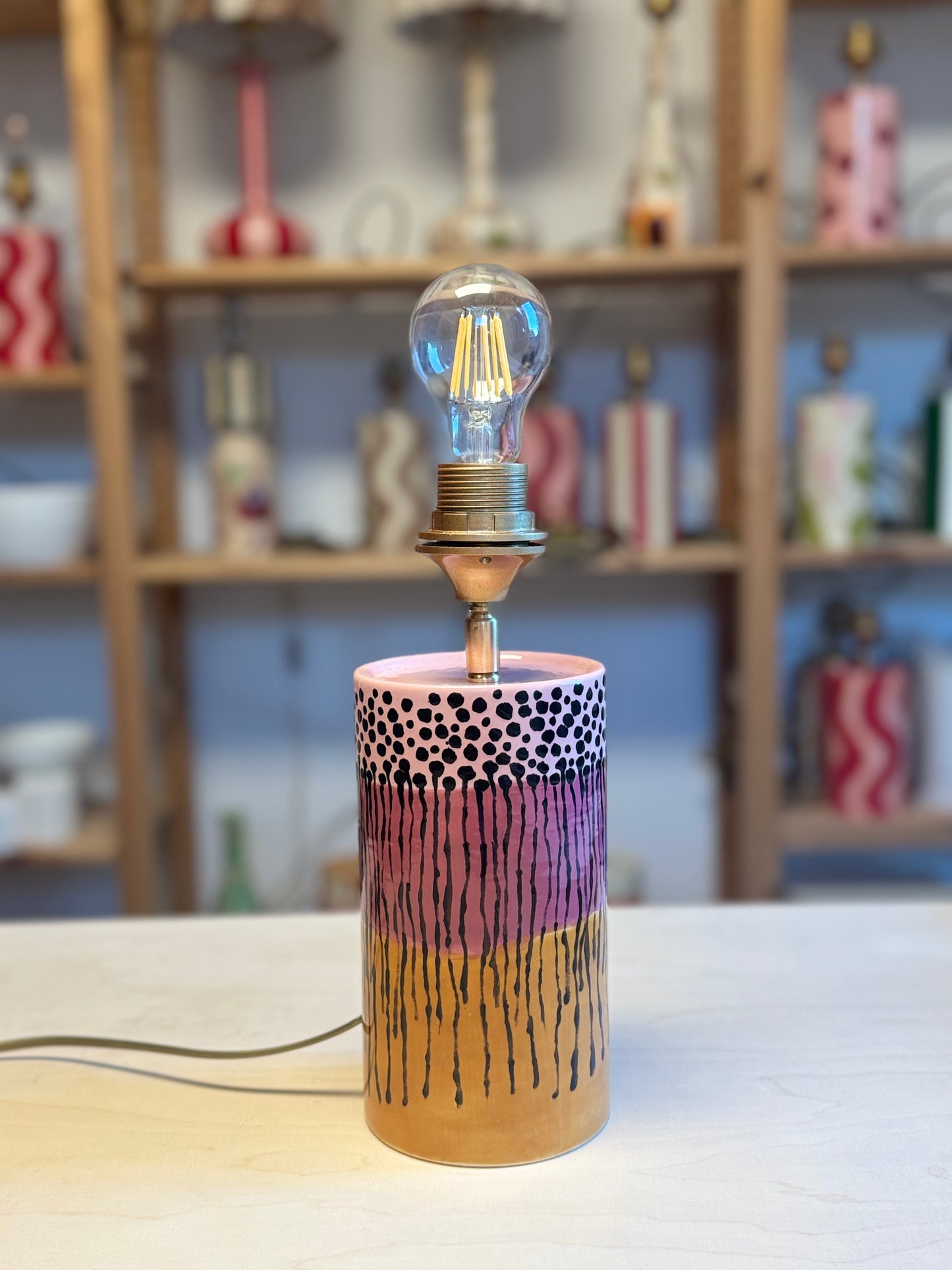 Keramiek workshop - Lampenvoet glazuren - bij Nijhof - zondag 13 september