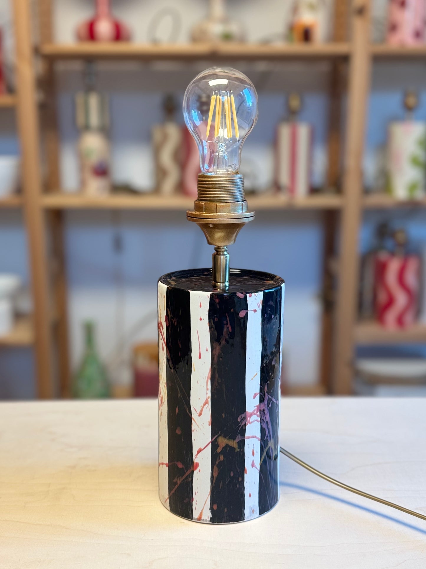 Keramiek workshop - Lampenvoet glazuren - bij Nijhof - zondag 13 september