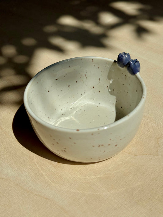 Speckled blueberry bowl