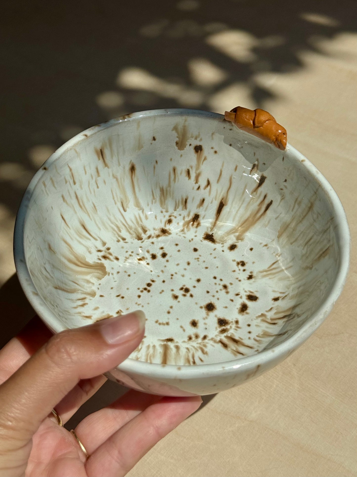 Creamy croissant bowl large